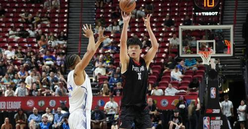 杨瀚森9投6中拿到14分11板3助3帽，正负值+24全场最高