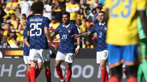 杜埃梅开二度+国家队处子球，姆巴佩替补失良机，法国3-1哥伦比亚